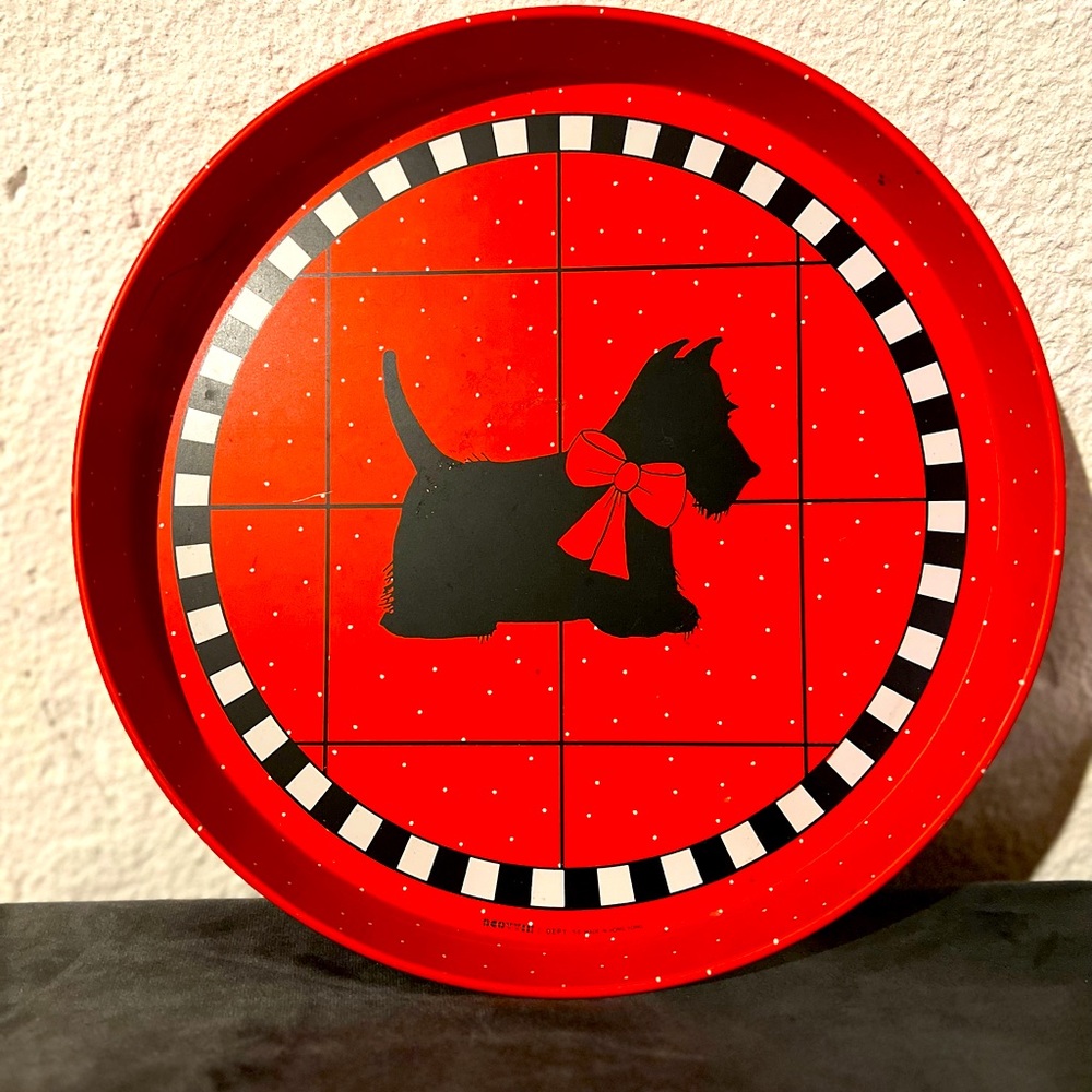 Vintage Scottie Dog Tray